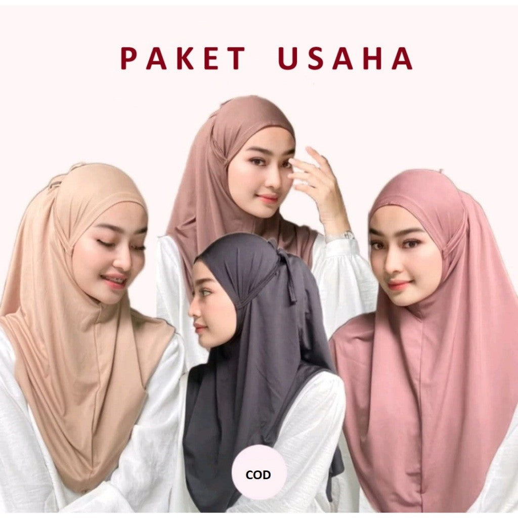 HIJAB BERGO HAMIDAH JERSEY HYGET PREMIUM (ISI 3 PCS)