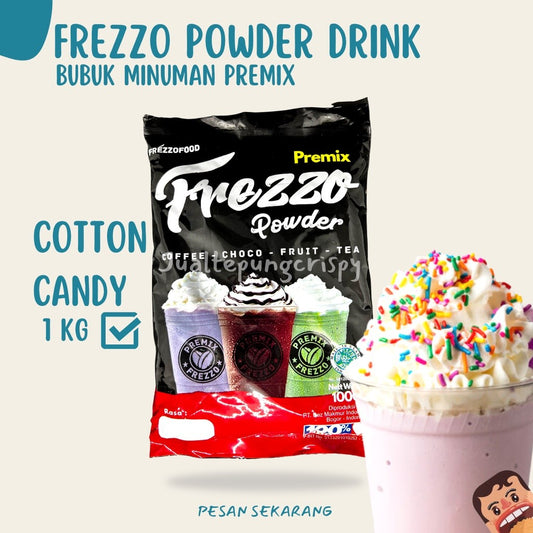 FREZZO BUBUK MINUMAN RASA COTTON CANDY 1 KG [TC]