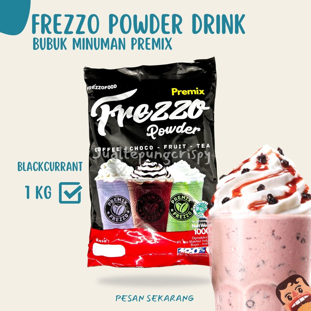 FREZZO BUBUK MINUMAN RASA BLACKCURRANT  1 KG [TC]