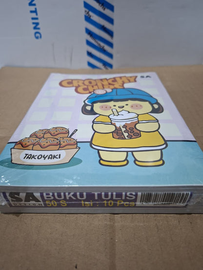 SA Buku Tulis Crunchy Chilly 50 Lembar Paket 10/50 Buku