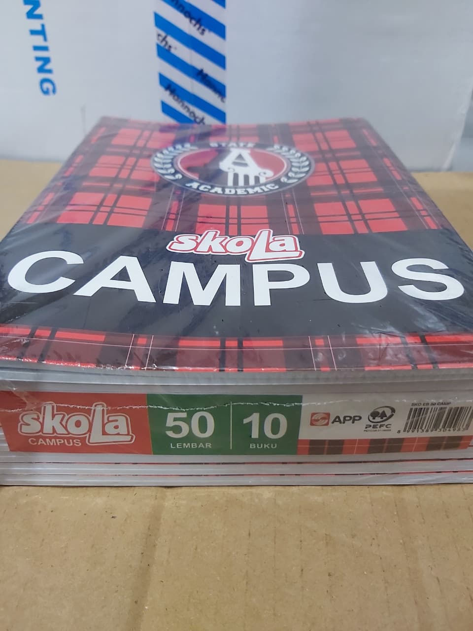 Skola Buku Tulis Campus Boxy B5 50 Lembar Paket 10/50 Buku