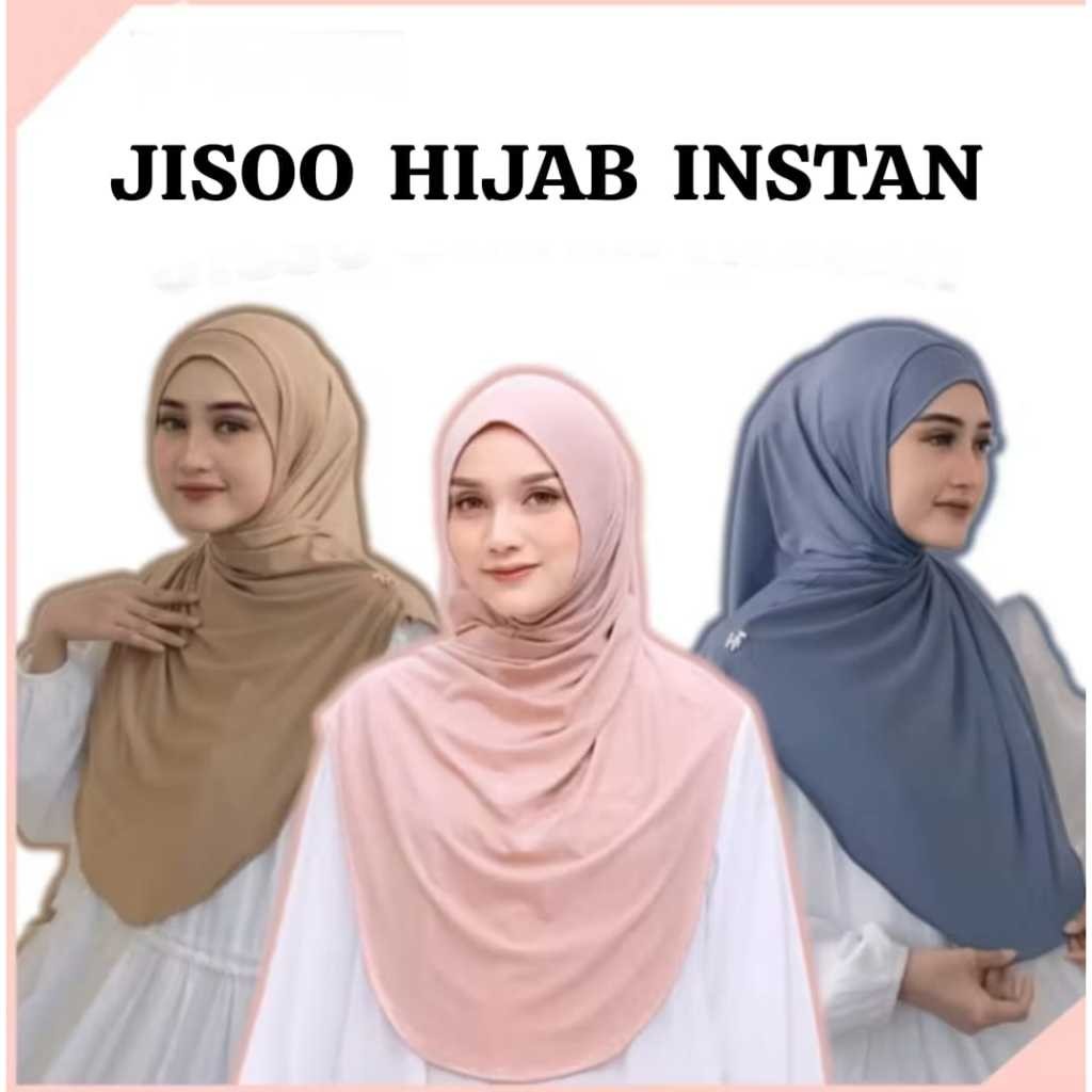 HIJAB MALAY INSTAN JERSEY (ISI 3 PCS)