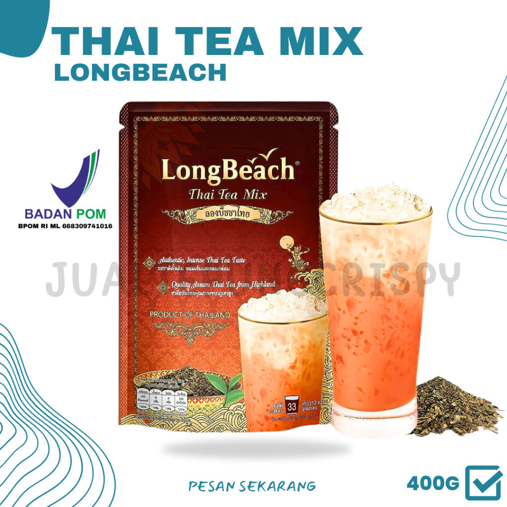 FREZZO BUBUK MINUMAN RASA THAI TEA  LONG BEACH 1 KG [TC]
