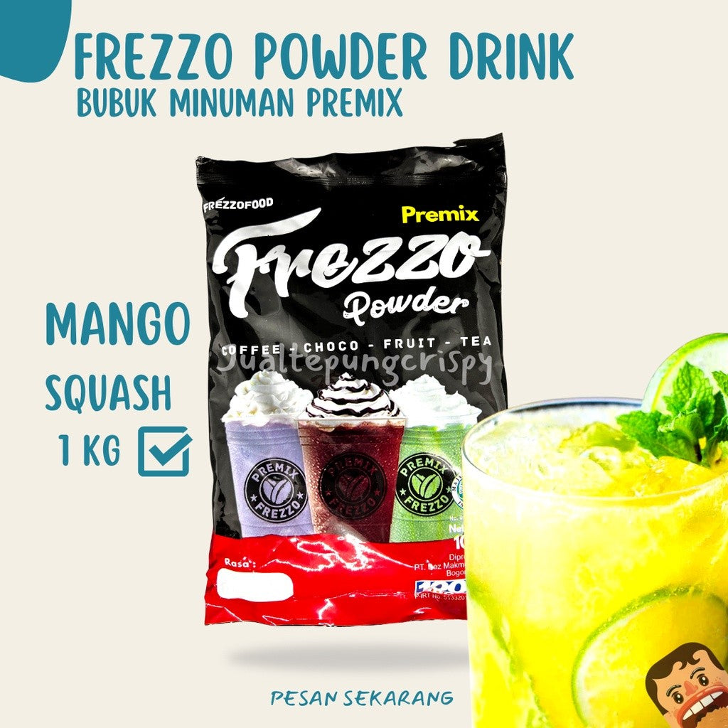FREZZO BUBUK MINUMAN RASA MANGGA SQUASH 1 KG [TC]