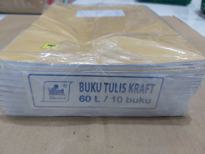 Standart Buku Tulis Kraft 60 Lembar Paket 10/50 Buku