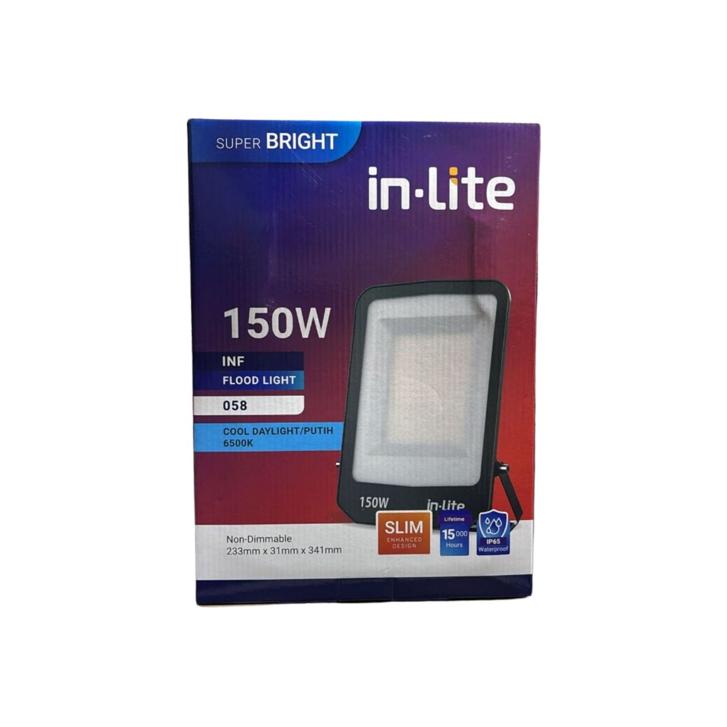 LAMPU SOROT FLOOD LIGHT IN LITE 150W (058)