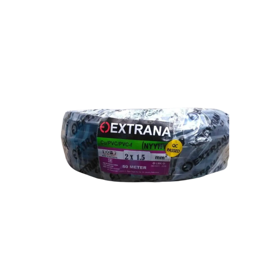 NYY HY (HITAM) 2 X 1.5 EXTRANA