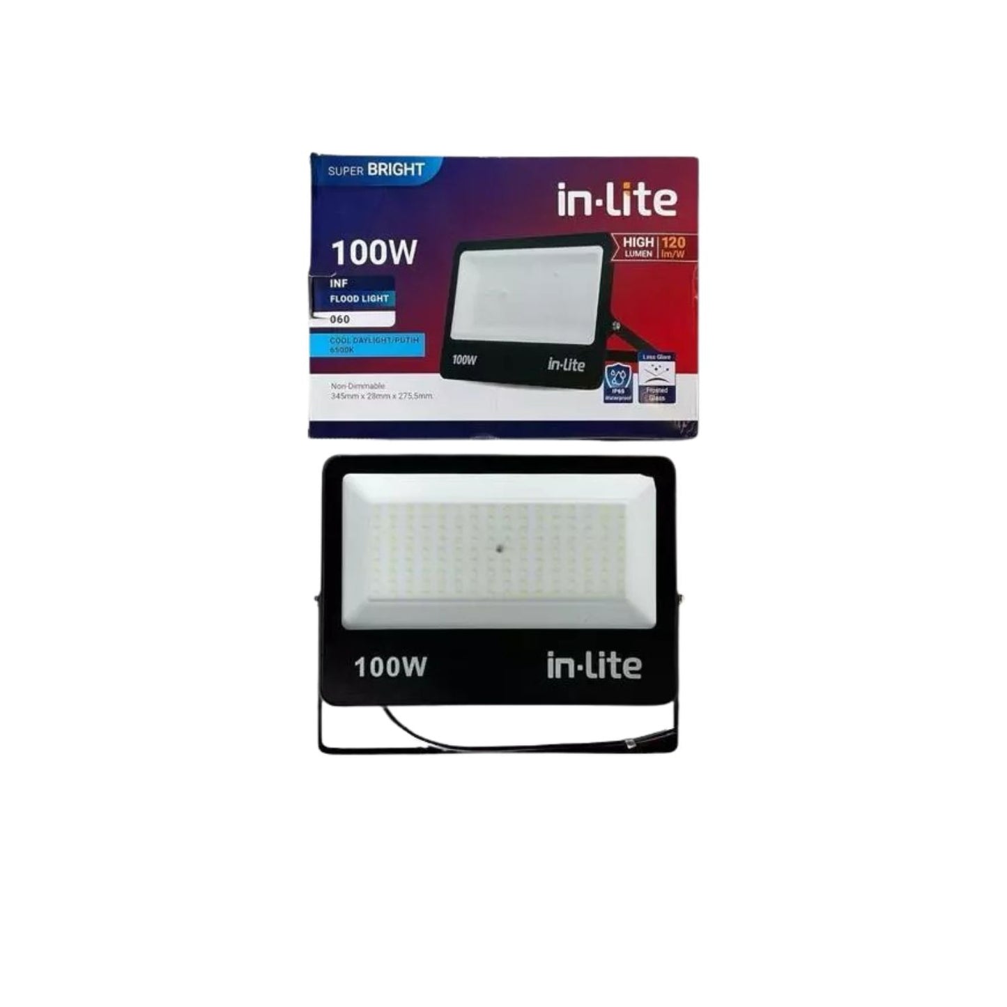 LAMPU SOROT FLOOD LIGHT IN LITE 100W (060)
