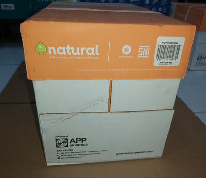 Natural HVS F4 75 GSM 500 Lembar/Rim
