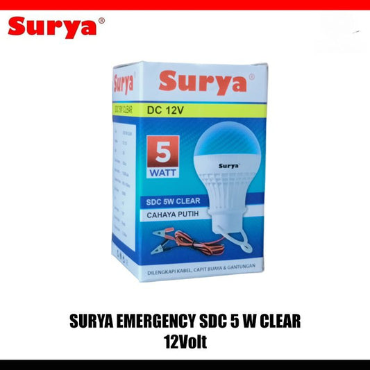 LAMPU DC LED SURYA 5W BENING (JEPIT BUAYA)