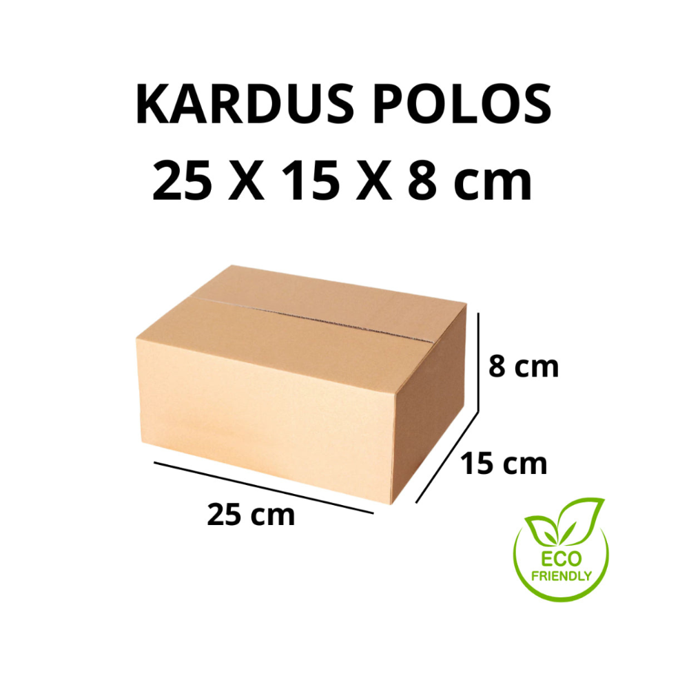 SINGLE WALL PACKING BOX (M125X3) 25X15X8