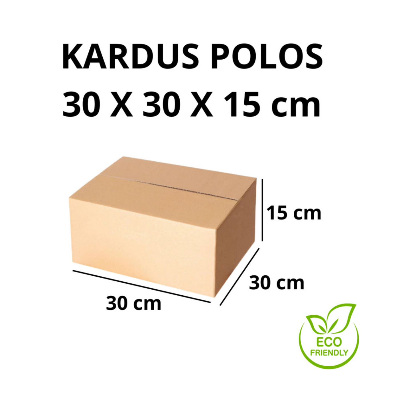 SINGLE WALL PACKING BOX (M125X3) 30X30X15