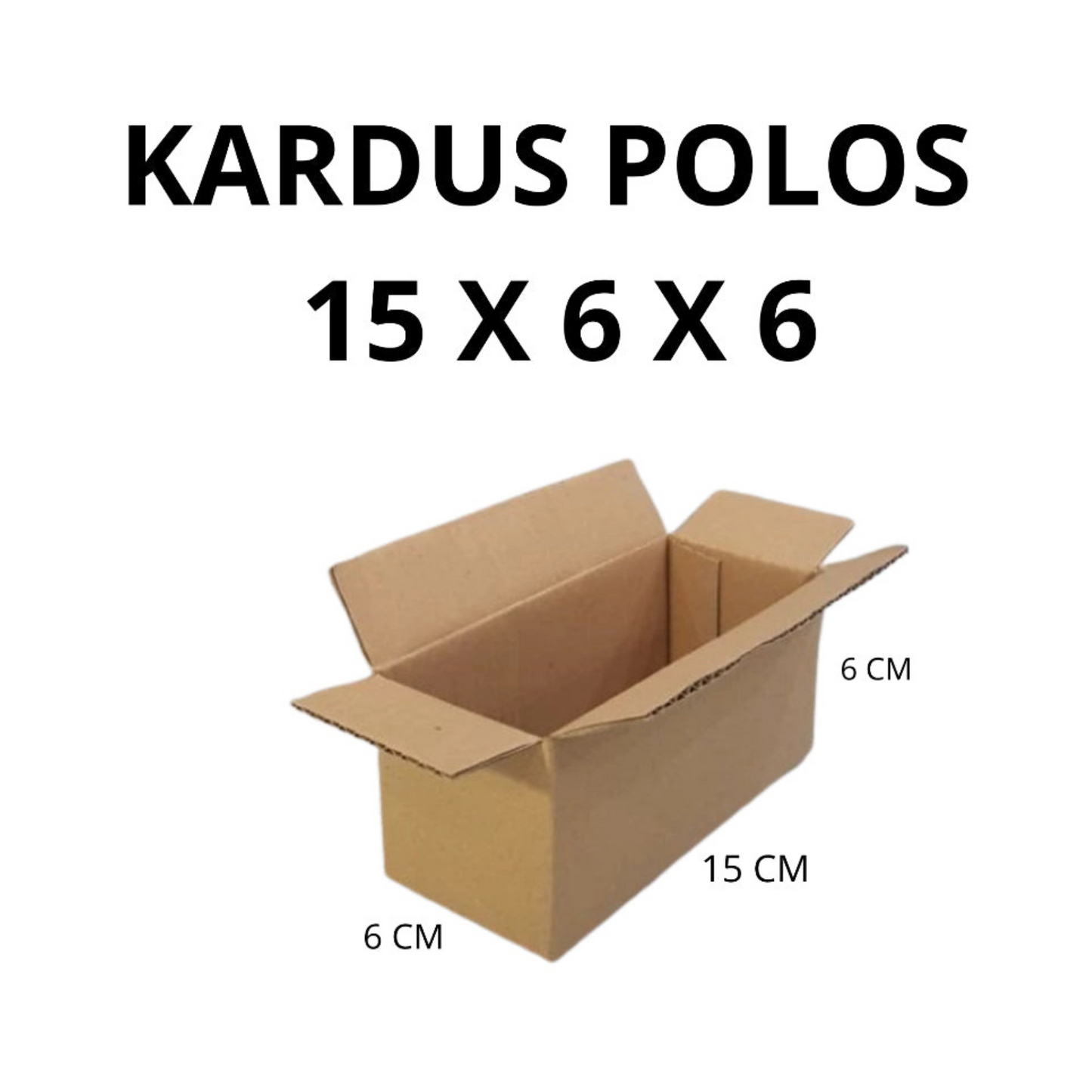SINGLE WALL PACKING BOX (M125X3) 15X6X6