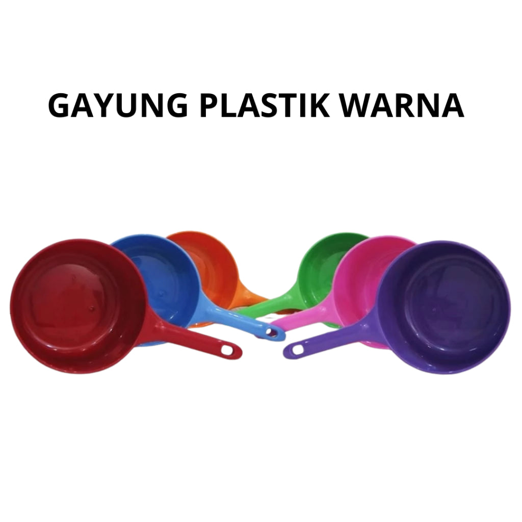 GAYUNG AIR MANDI BULAT PLASTIK WARNA