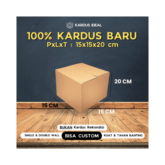 KOTAK PACKING SINGLE WALL 15X15X20
