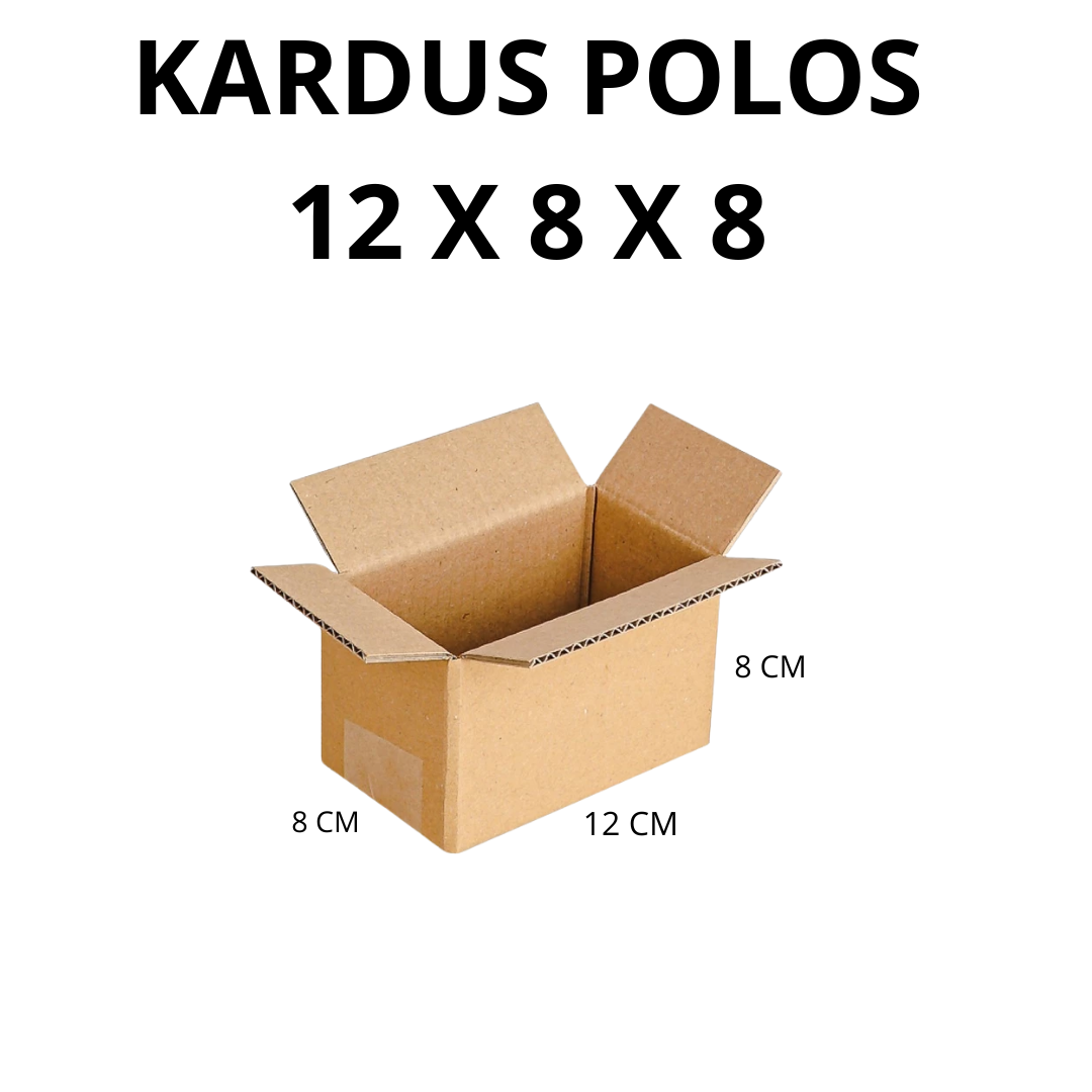 KOTAK PACKING SINGLE WALL 12X8X8