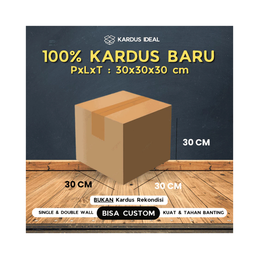 KOTAK PACKING SINGLE WALL 30X30X30