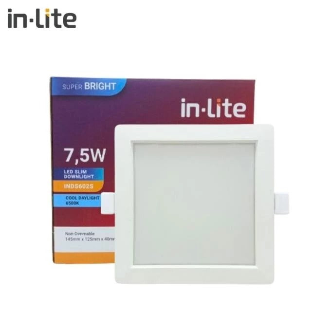 SLIM DOWNLIGHT KOTAK INBOW IN-LITE 5,5W (INDS602S)