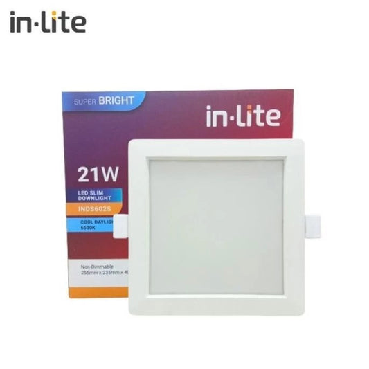SLIM DOWNLIGHT KOTAK INBOW IN-LITE 21W (INDS602S)