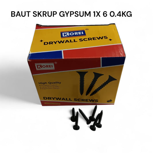GYPSUM SCREW BOLT 1X6 (0.9KG)