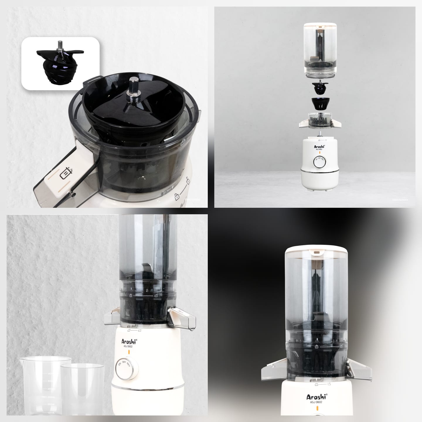 JUICER ARASHI ASJ0602 (1APEL/SLOW JUICER)