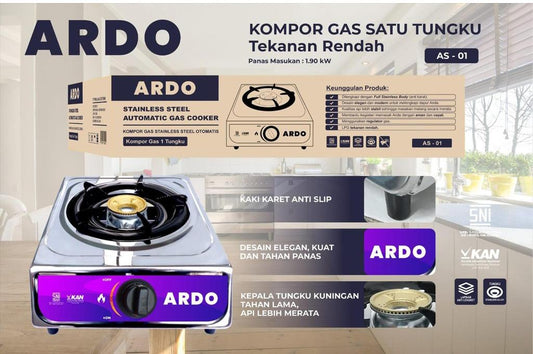 KOMPOR 1 TUNGKU ARDO