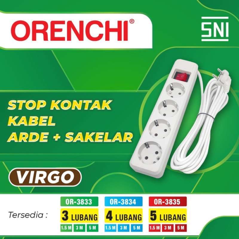 STOP KONTAK VIRGO 4 LBG 5M ORENCHI