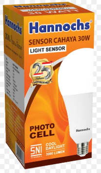 BOLA FUNGSIONAL LIGHT SENSOR 30W HANCH