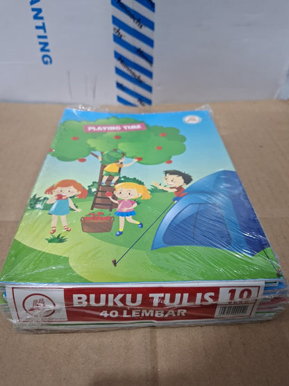 AA Buku Tulis Playing Time 40 Lembar Paket 10/50 Buku