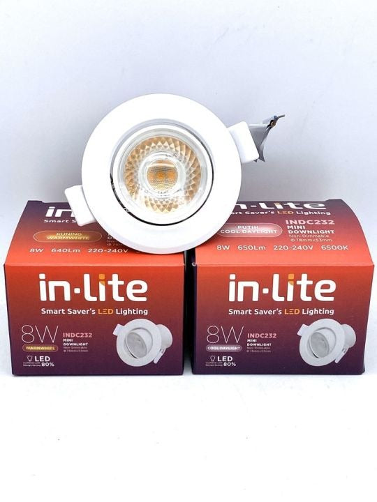 INLITE DOWNLIGHT 8W (INDC232)