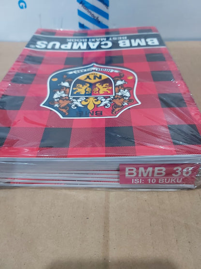 BMB Buku Tulis Campus Best Maxi Book Boxy 36 Lembar Paket 10/50 Buku