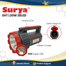 SENTER TENTENG SURYA SHTL30W 28LED