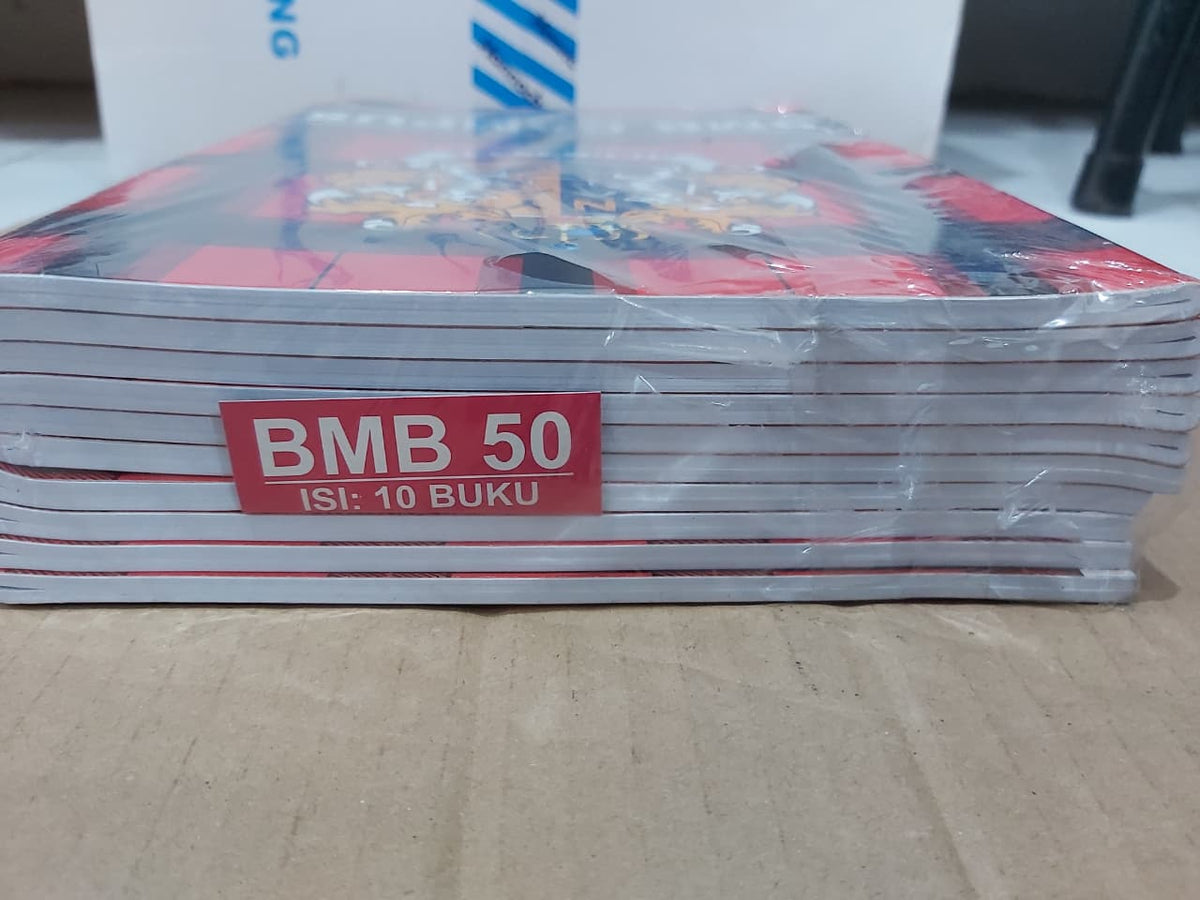 BMB Buku Tulis Campus Boxy B5 50 Lembar Paket 10/50 Buku