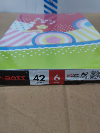 BigBoss Buku Tulis Boxy B5 42 Lembar Paket 10/50 Buku