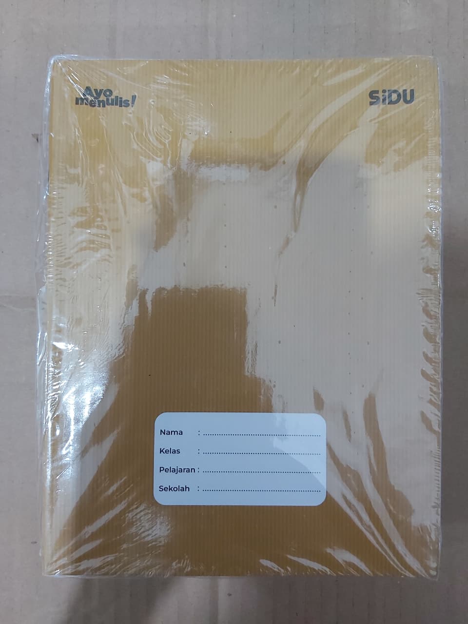 SiDU Buku Tulis Kraft Sampul Coklat 40 Lembar Paket 10/50 Buku