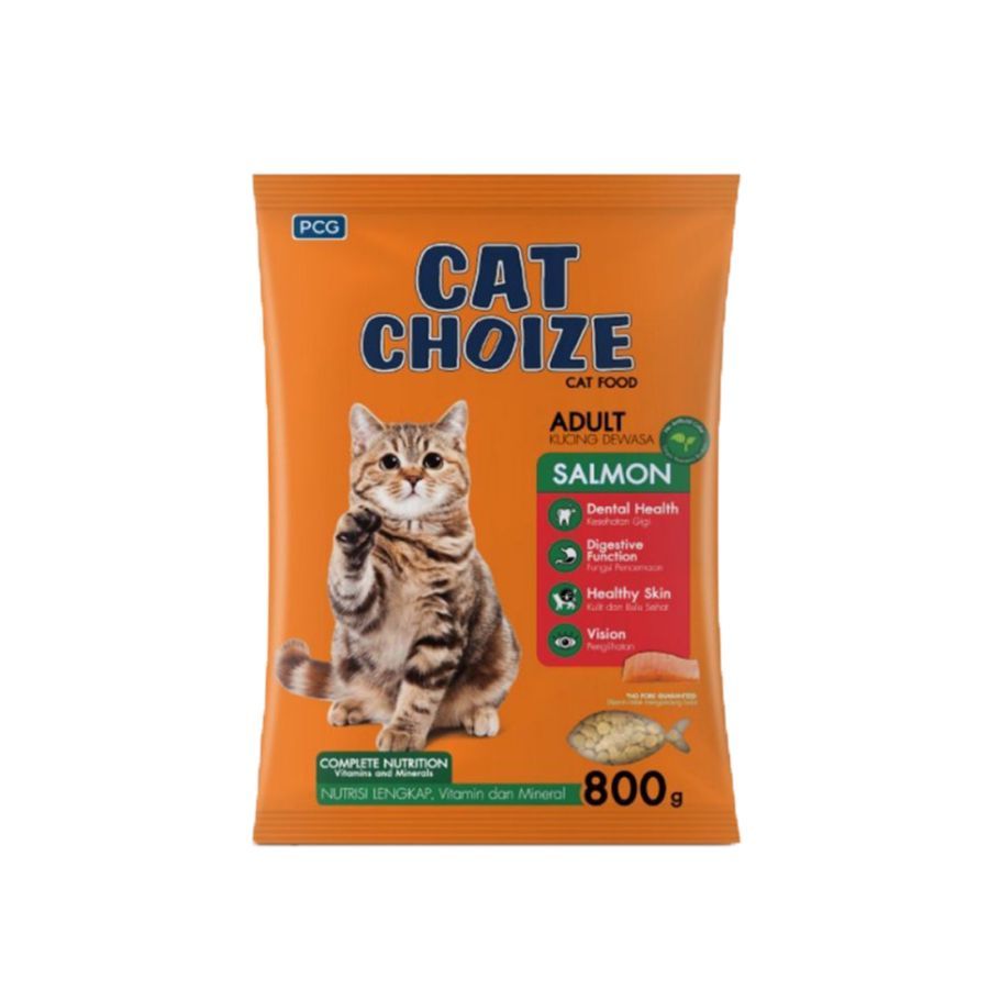 MAKANAN KUCING CHOIZE ADULT - 800GR SALMON