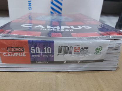 BigBoss Buku Tulis Campus B5 50 Lembar Paket 10/50 Buku
