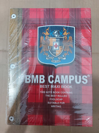 BMB Buku Tulis Campus Best Maxi Book Boxy 70 Lembar Paket 10/50 Buku
