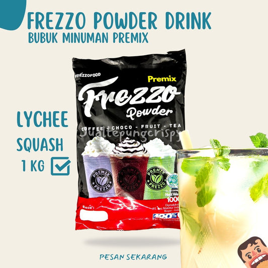 FREZZO BUBUK MINUMAN RASA LYCHEE SQUASH 1 KG [TC]
