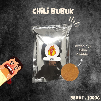 BUBUK TABUR CHILI ( CABE BUBUK ) 1000GRAM / 1KG [TC]