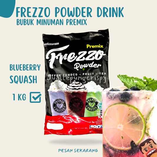 FREZZO BUBUK MINUMAN RASA BLUEBERRY SQUASH 1 KG [TC]