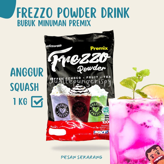 FREZZO BUBUK MINUMAN RASA ANGGUR SQUASH 1 KG [TC]