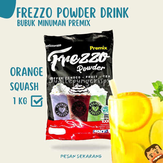 FREZZO BUBUK MINUMAN RASA ORANGE SQUASH 1 KG [TC]