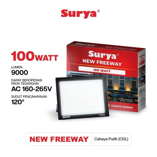 LAMPU SOROT 100W PTH SURYA FREEWAY