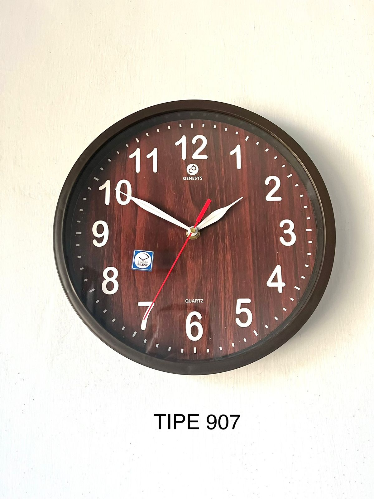 JAM DINDING GENESYS 907 (28CM/KAYU)